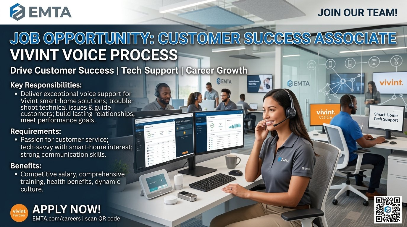 Customer Success Associate - Vivint Voice Process